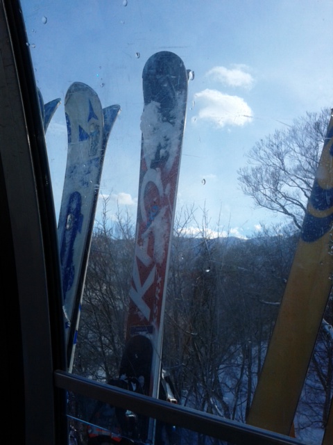 初滑り　スキー