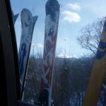 初滑り　スキー